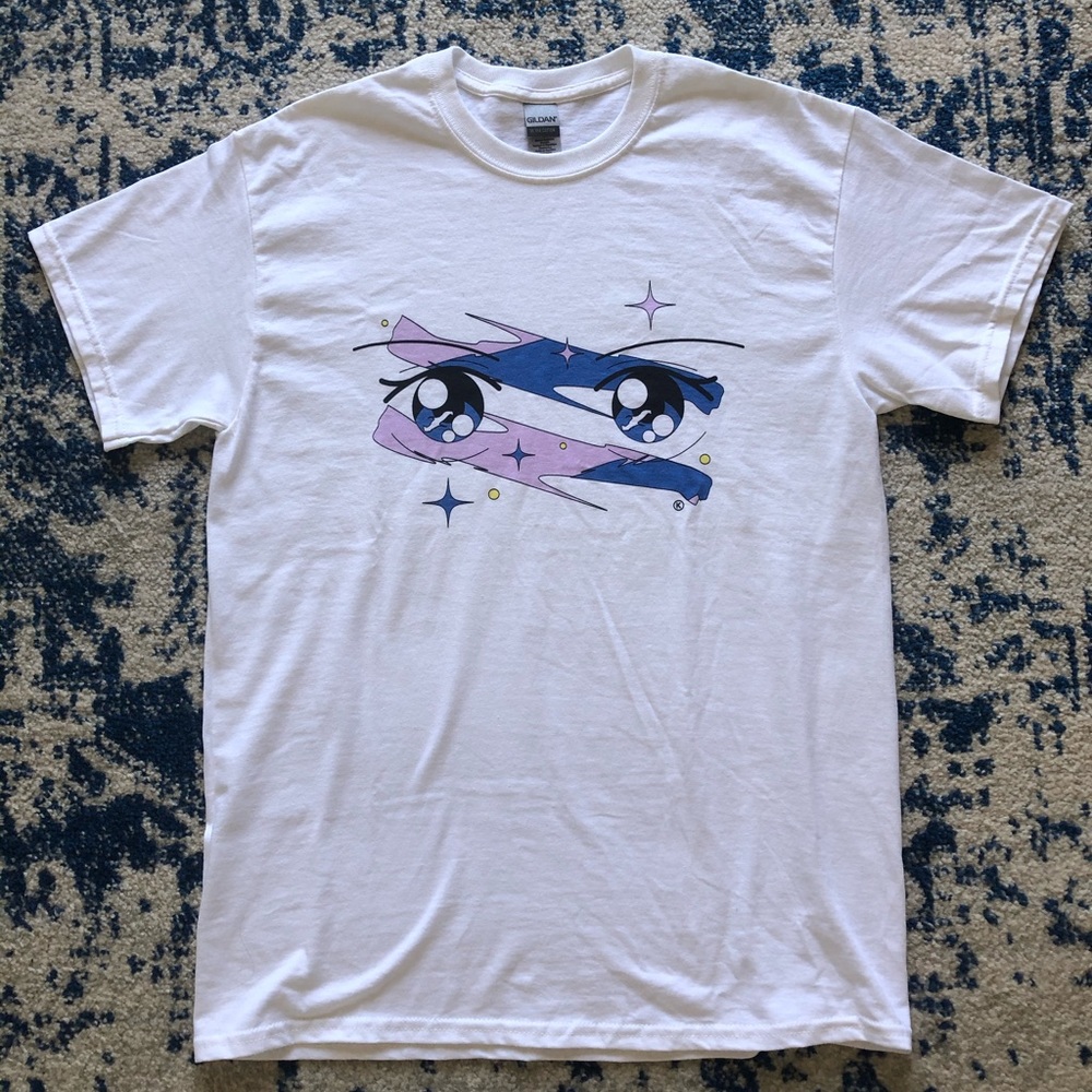 SOLD Graphic tee anime eyes